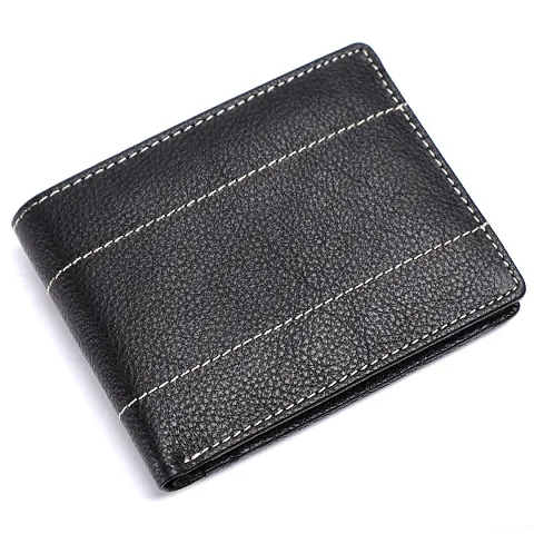Stylish Two Fold Leather Wallet For Men