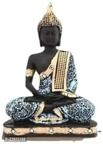 Goldiluxe Buddha Idol showpiece Meditation Buddha Sitting Buddha Home Decor Gift Items  Pack of 1