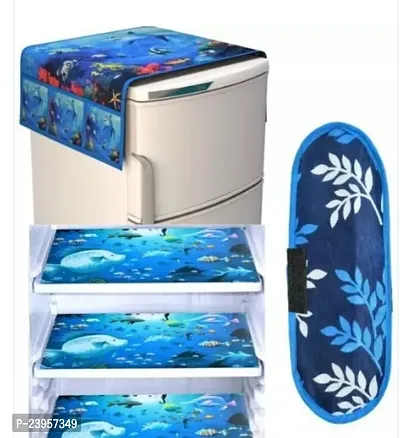 Trendy Polyester Fridge Cover Pack Of 5