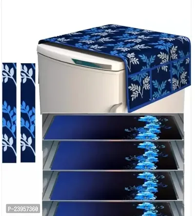 Trendy Polyester Fridge Cover Pack Of 7