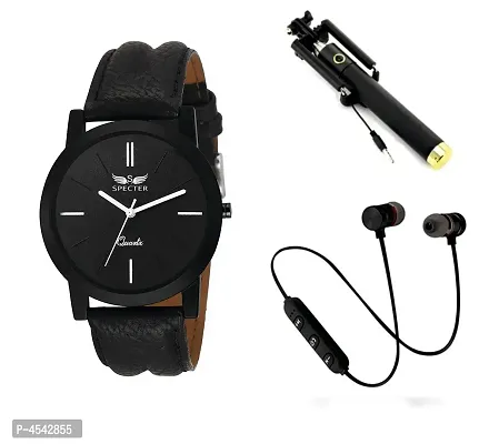 Mens Stylish and Trendy Analog Watch with Accessories (Combo)-thumb0