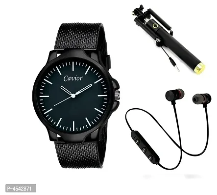 Men's Stylish and Trendy Analog Watch with Accessories (Combo)