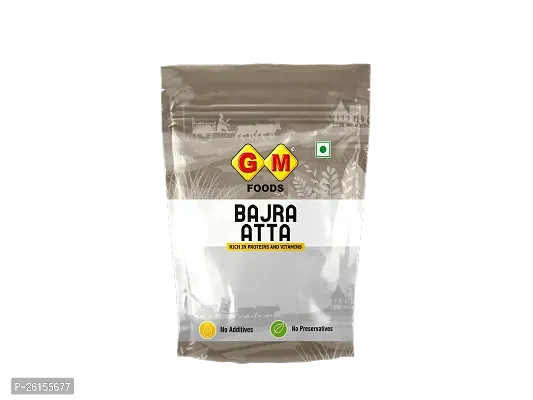 Gm Foods Bajra Atta 500 Gram (Pack Of 1)