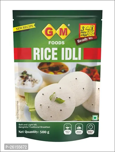 Gm Foods Rice Idli 500 Gram (Pack Of 1)-thumb0