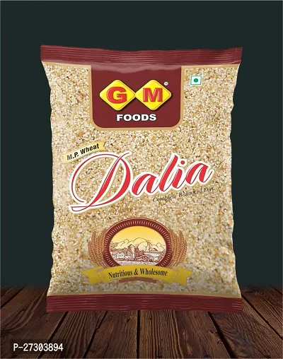 GM Foods MP Wheat Daliya 500 Gram ( Pack Of 3)-thumb0