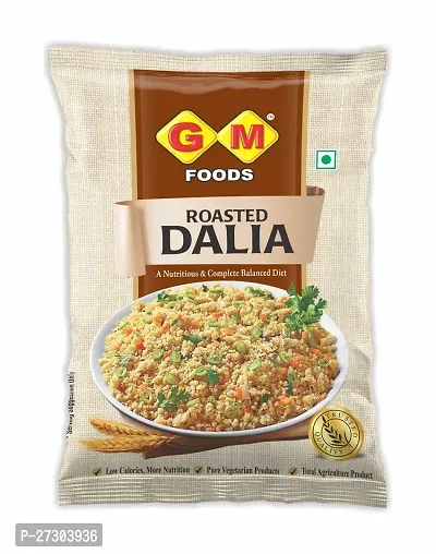 GM Foods Roasted Daliya 500 Gram  ( Pack of 3)