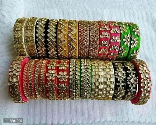Beads  Crafts: Multicolor Kundans Stones for Jewellery Making, Bangles, Embroidery Work, Cloth Work, Craft (Combo Pack of Square, Round, Eye  S Shapes 25 GMS Each)-thumb2