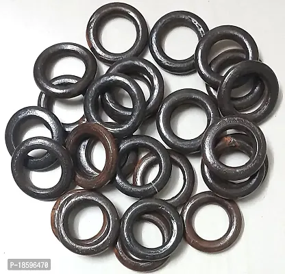 Beads  Crafts: Wooden Rings 3.5cm for Jewellery Making (Pack of 50 GMS)-thumb2