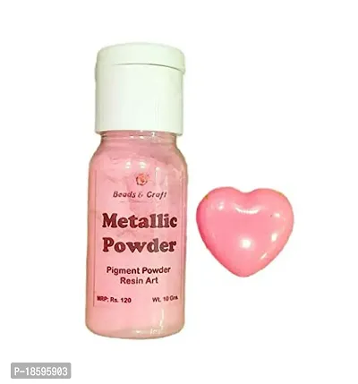 Beads  Crafts Metalic Pigment Powder for Resin Art (15gms) (Pack of 2) - Hot Pink-thumb3