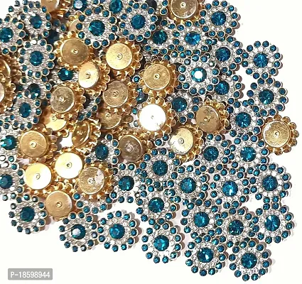 Beads  Crafts: Stone Flower for Embroidery, Clothes, Blouse, Saree, Dress Decoration (Pack of Approx 250 Pcs/125 GMS)