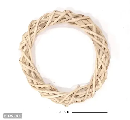 Beads  Crafts Willow Wreath Pieces 6 Inches (Set of 10 Pcs)-thumb3