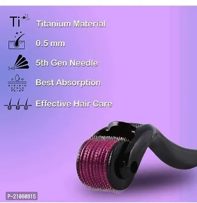 Fine Quality Derma Roller 540 Titanium Alloy Micro Needles Treating Acne Scars Wrinkles Blackheads (0.5mm)-thumb2