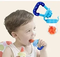Baby-Kids Silicone Fruit Shape Teether Rattel Nibbler Combo Pack of 2-thumb3