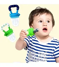 Baby Fruit Mesh Food Feeder Nibbler Pacifier and Teether Combo Set(Assorted colours and designs)sent as per stock available-thumb1