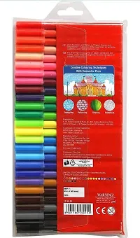Connector Pen Set - Pack of 25 (Assorted) with 2 free connector, Best Gift for Kids and Friends-thumb1