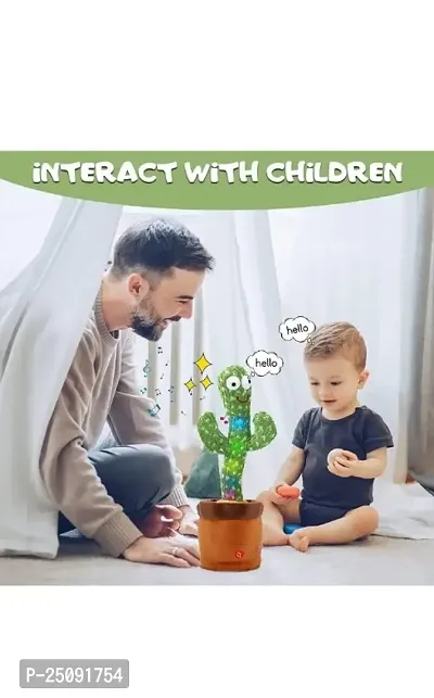 Talking Cactus for Kids Dancing Cactus Toys Can Sing Wriggle  Singing Recording Repeat What You Say Funny Education Toys-thumb2