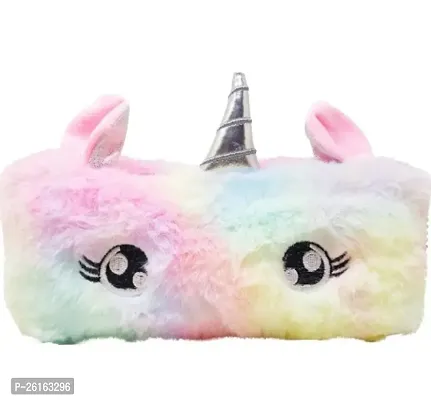Unicorn Fur Pouch for Stationery and Make Up Accessories-thumb4