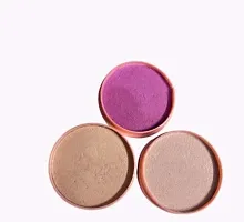 Best Quality 3 in 1 Compact Powder | Lightweight Compact Powder for Matte Flawless Finish | Face Makeup , include mirror and puff-thumb1