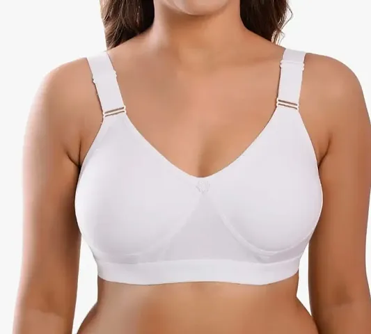 Viral Girl Women's Cotton Non-Padded Wire Free T-Shirt, Full-Coverage Bra