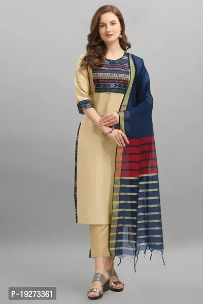 Fancy Cotton Kurti With Dupatta for Women