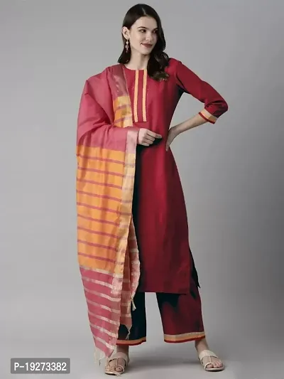 Fancy Cotton Kurti With Dupatta for Women