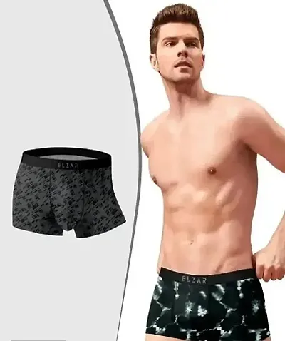 Stylish Nylon Trunks for Men, Pack of 2