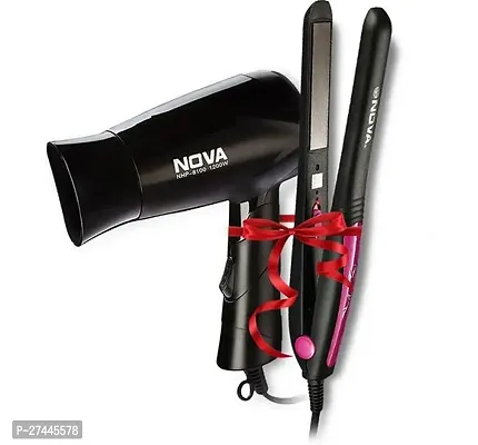 Modern Hair Styling Dryer with Straightener-thumb0