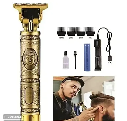 Sizzling Electric Cordless Hair Clipper for Men, Professional Zero Gapped T Blade Trimmer-thumb2