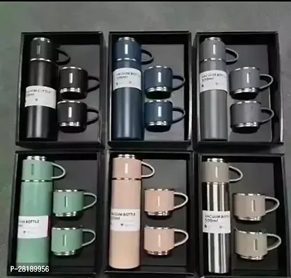 New Vacuum Flask Set Stainless Steel with Cup for Coffee-thumb2
