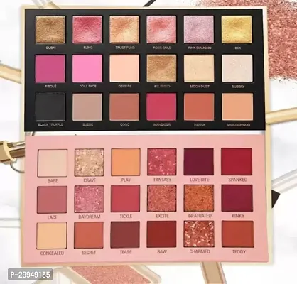 Eye Shadow Palette and Rose Gold Eyeshadow (18+18 colors) 36 g-thumb0