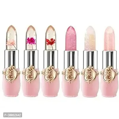 6 Pcs/Set Flower Jelly Lipstick Set