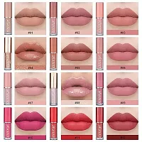 Long Lasting Quick-Drying Non-Stick Cup Nude Lip Stain Kit - 12 Pcs-thumb1