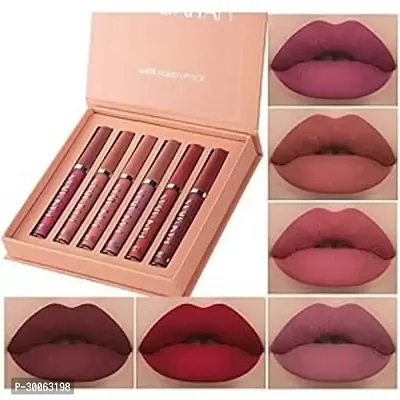 6Pcs Matte Liquid Lipstick Makeup Set, Matte liquid Long-Lasting Wear Non-Stick-thumb0