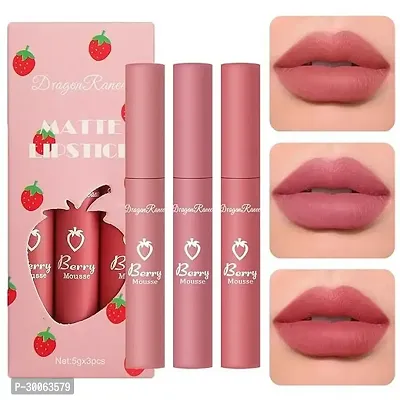 Matte Lipstick Set,Natural Nude Lipstick
