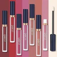 7Pcs Matte Liquid Lipstick  1Pcs Lip Plumper Makeup Set Kit, Pigmented Long Lasting Lip Gloss Set-thumb1