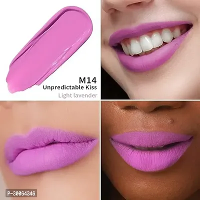 Liquid Pinky Purple Lipstick for Women, Long Lasting Lipstick Waterproof Lip Stain-thumb2