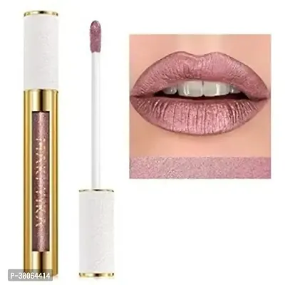 Pink Lipstick for Women Nude Pink Lipsticks Long Lasting, High Shine Glitter Lipstick