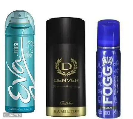 Eva 40ml Fresh Denver 50 Ml Celiver F Ogg 25 Ml Relish 25ml Perfume Pack of 3-thumb0