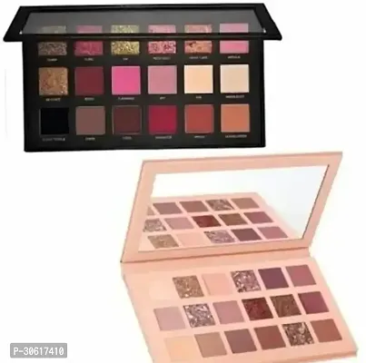 Rose Gold Multicolor Makeup Kit With Nude Multicolor Eyeshadow Pallete-thumb0