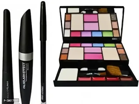 TYA 6171 Makeup Kit With 3 In 1 Kit (Mascara,Eyeliner,Eyebrow Pencils) (4 Items In The Set)