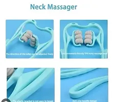 Neck Massager Pinpoint Roller Neck Spine Massage Tool Relaxer Handheld Roller Therapy Neck Acupoints Manual Massageador Multi Color-thumb2