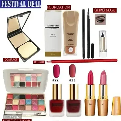 Professional Makeup Kit Beauty Combo - 10 Pieces