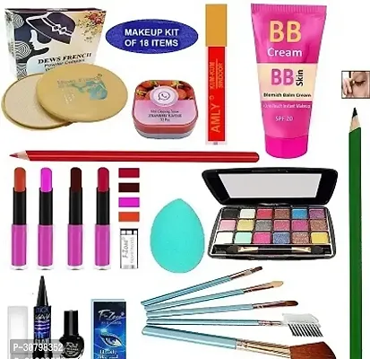 F-Zone All New Bridal Makeup Kit Of 19 Makeup Items 02092092 (Pack Of 19)-thumb0