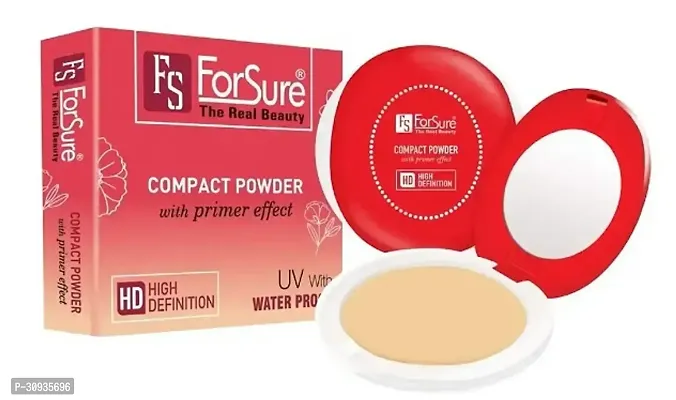 ForSure Compact Powder with Primer Effect, Kajal and Pack of 3 Forfor Matte Lipstick (Colour - Orange, Copper, Maroon)-thumb3