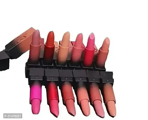 Combo Power Bullet Matte Lipsticks Set Of 12