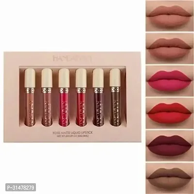 Combo Power Bullet Matte Lipsticks Set Of 6