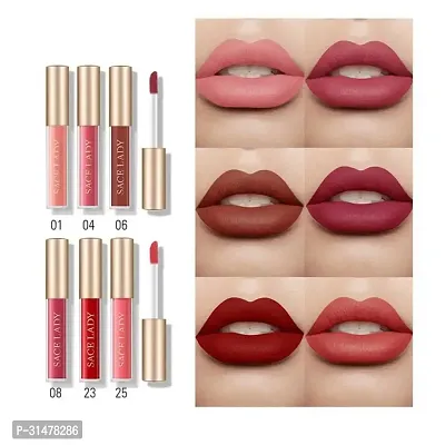 Combo Power Bullet Matte Lipsticks Set Of 6