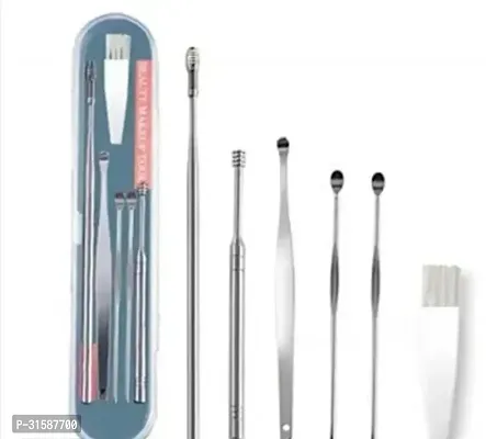 Ear Wax Cleaner Resuable Ear Cleaner Tools Set with Storage Box , (Ear Cleaner 6Pcs)-thumb2