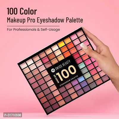 100 Color Makeup Pro Eyeshadow Palette-thumb0