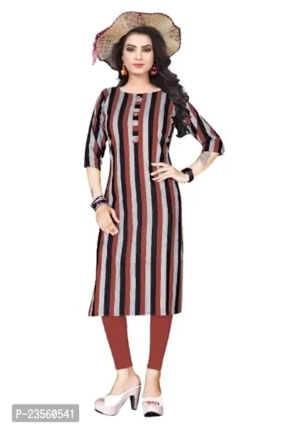 TRADITIONAL COLLECTION Women's Cotton Straight Line Kurta | Kurti for Girls